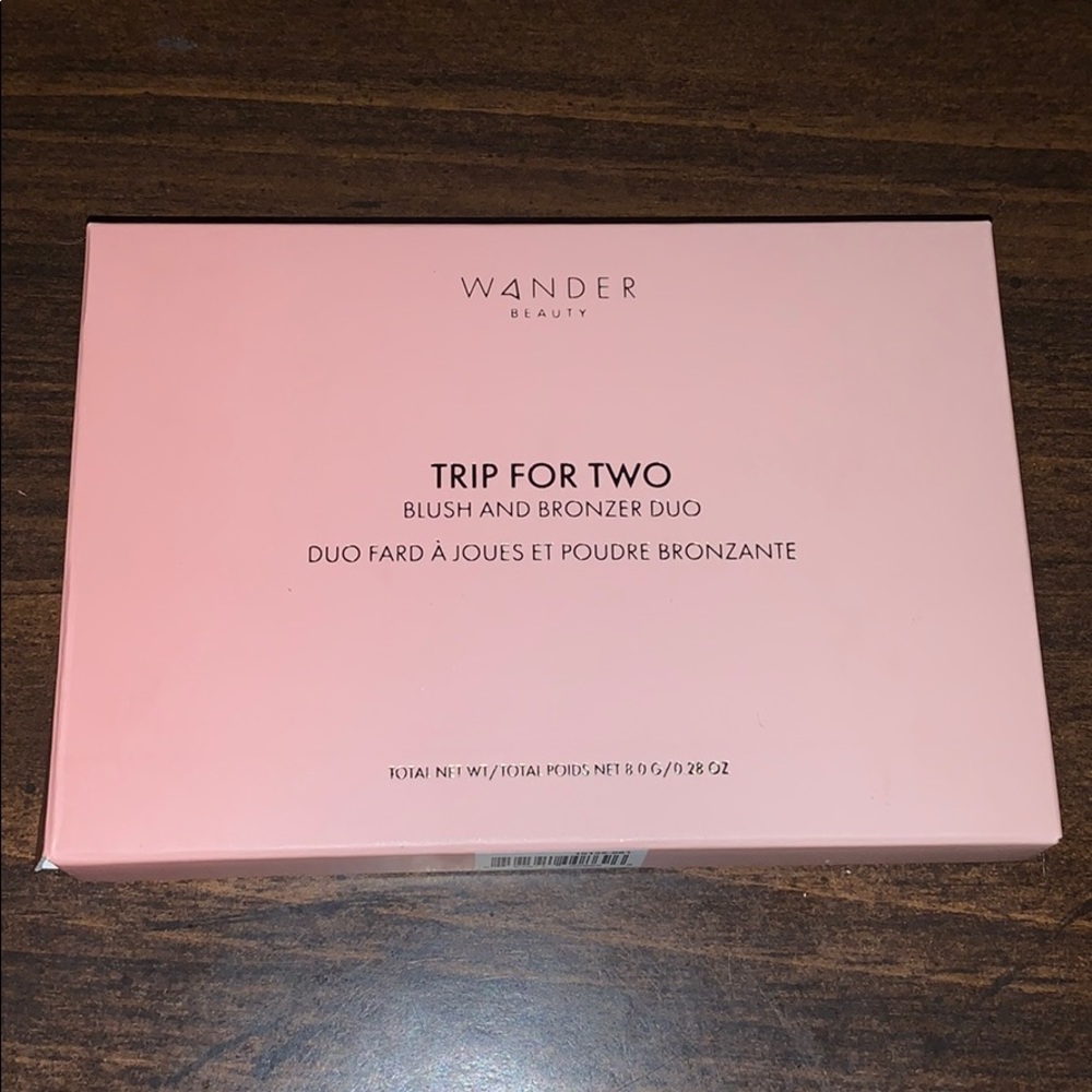 Trip for two blush and bronzer duo, wander beauty